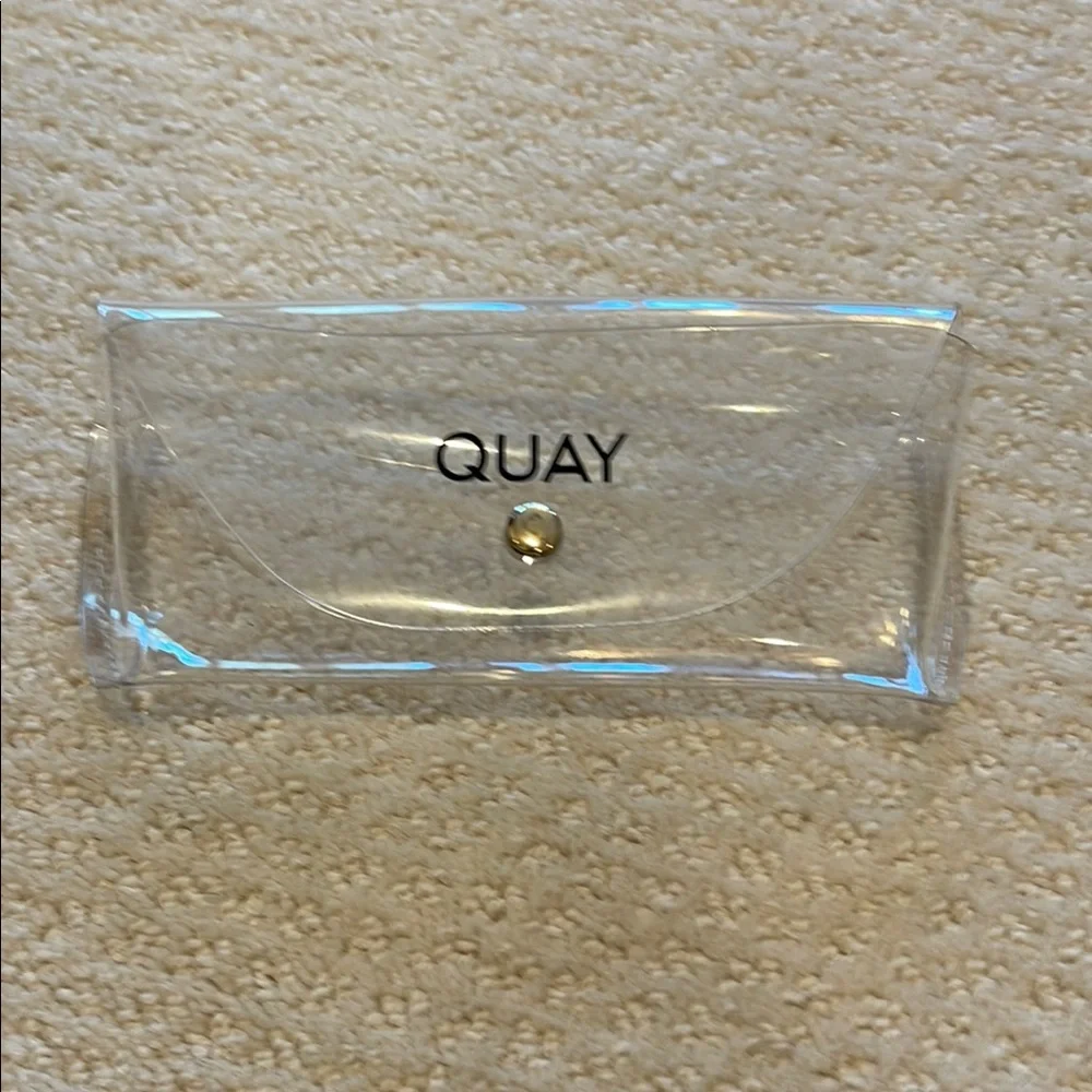 Quay Australia Clear Sunglasses Case